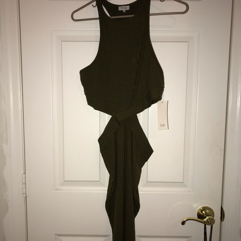 Bodycon dress with cutouts